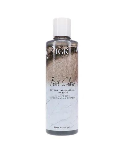 Igk 8oz First Class Detoxifying Charcoal Shampoo In Transparent