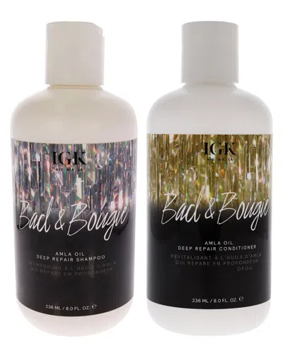 Igk Bad And Bougie Amla Oil Deep Repair Shampoo & Conditioner Set In Multi