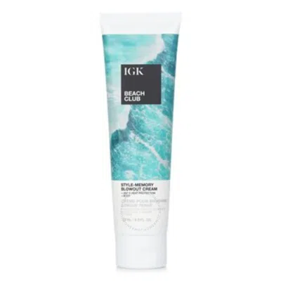 Igk Beach Club Style-memory Blowout Cream 4.5 oz Hair Care 810021403465 In White