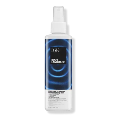 Igk Body Language Rice Water Plumping And Thickening Mist