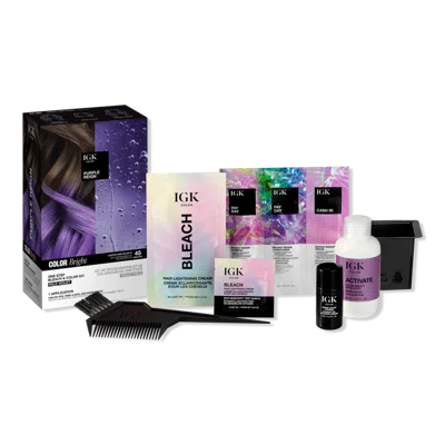 Igk Color Bright One Step Bleach & Color Kit - Purple Reign