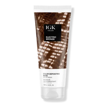 Igk Color Depositing Conditioning Hair Mask - Electric Bronze