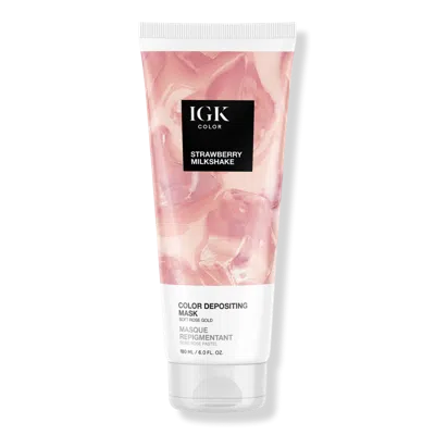 Igk Color Depositing Conditioning Hair Mask - Strawberry Milkshake