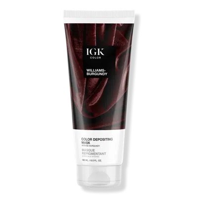 Igk Color Depositing Conditioning Hair Mask - Williams-burgundy