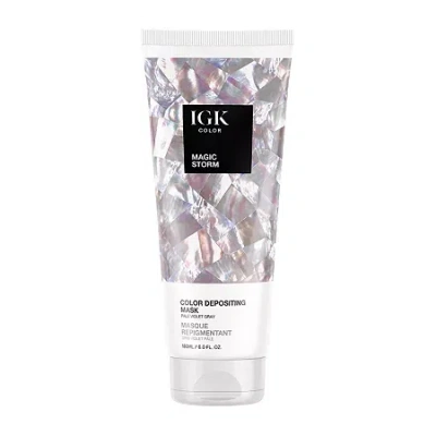 Igk Color Depositing Hair Mask 6 Oz. In Brown