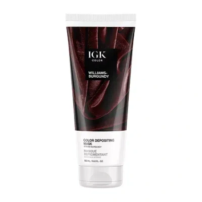Igk Color Depositing Hair Mask 6 Oz. In Red