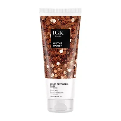 Igk Color Depositing Hair Mask 6 Oz. In Brown