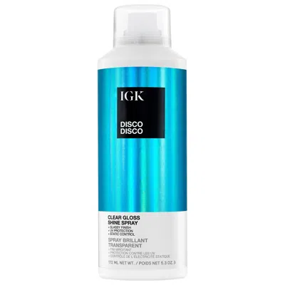 IGK DISCO DISCO CLEAR GLOSS SHINE HAIR SPRAY 5.3 OZ / 172 ML