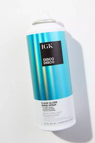Igk Disco Disco Clear Gloss Shine Spray In Blue
