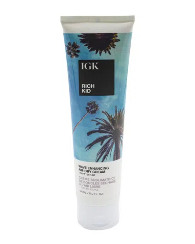 Igk Unisex 5oz Rich Kid Wave Enhancing Air-dry Cream In White