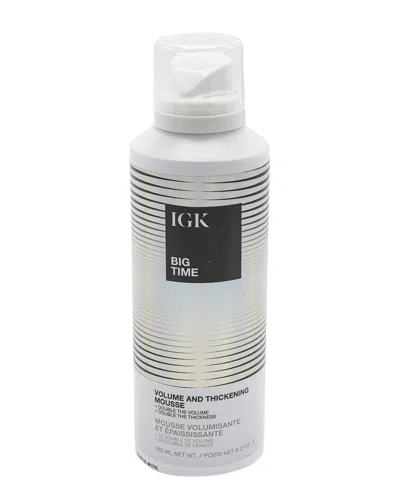Igk Dnu  Unisex 6.2oz Big Time Volume & Thickening Mousse In White