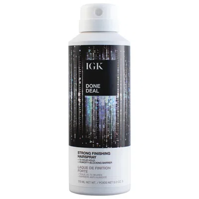 Igk Done Deal Strong Hold Hair Spray 5 Oz/148 ml