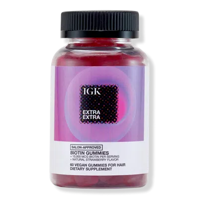 Igk Extra Extra Biotin Vitamin Hair Gummies