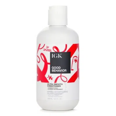 Igk Good Behavior Ultra Smooth Conditioner 8 oz Hair Care 810021401812 In White