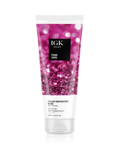 Igk Hair Color Depositing Mask 6 Oz. In Fuchsia - Pink