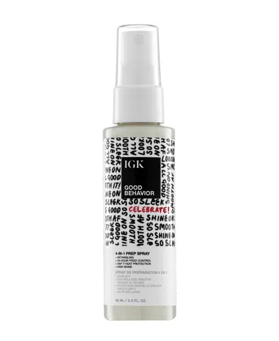Igk Hair Free Good Behavior 4 In 1 Prep Travel Spray With Any Igk Purchase!