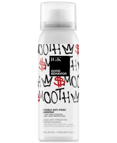 Igk Hair Good Behavior Flexible Anti-frizz Hairspray, 1.8 Oz. In Transparent