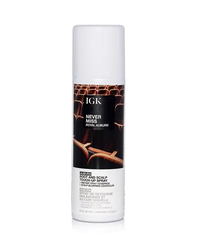 Igk Hair Never Miss Root & Scalp Touch Up Spray - Blackout 2 Oz.