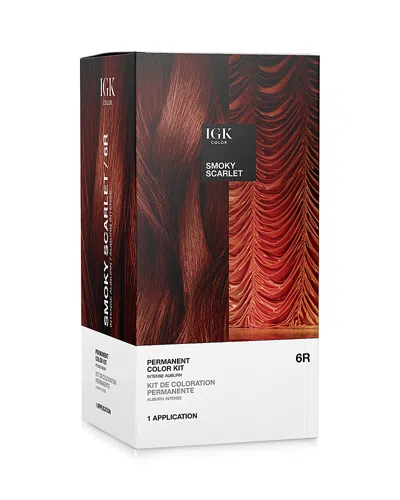 Igk Hair Permanent Color Kit In Smoky Scarlet