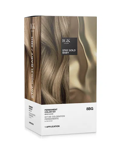 Igk Hair Permanent Color Kit In Stay Gold Baby