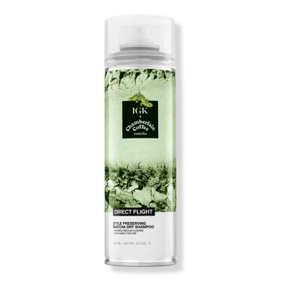 Igk Limited Edition Direct Flight X Chamberlain Coffee Matcha Dry Shampoo