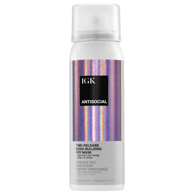 Igk Mini Antisocial Leave-in Dry Hair Mask 1.7 oz / 50 ml In White
