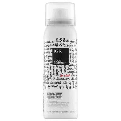 Igk Mini Good Behavior Spirulina Protein Anti-frizz Smoothing Spray 2.4 oz/ 80 ml
