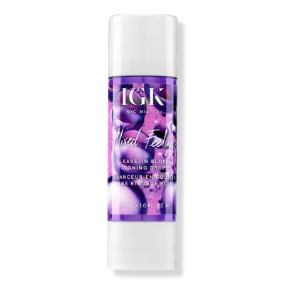 Igk Mixed Feelings Leave-in Blonde Toning Drops