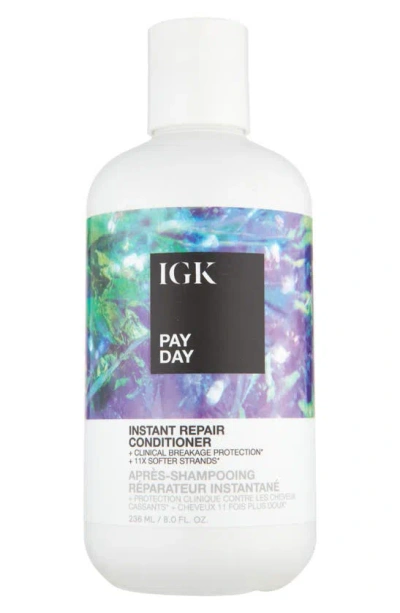 Igk Pay Day Instant Repair Conditioner, 8 oz In White