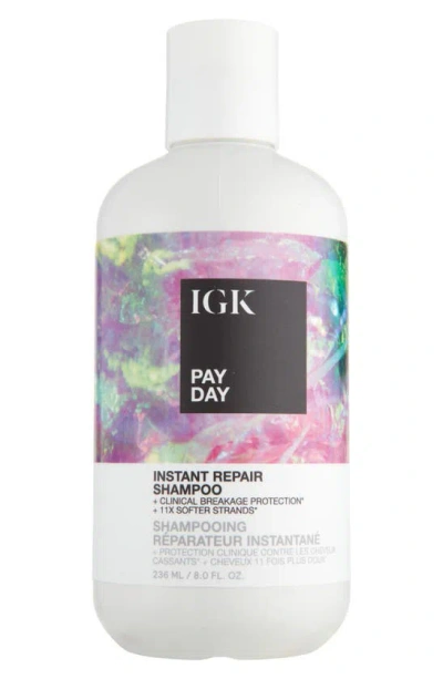 Igk Pay Day Instant Repair Shampoo, 8 oz In White