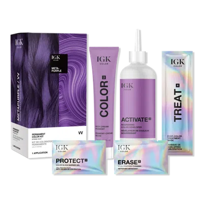 Igk Permanent Color Kit - Vv Metapurple
