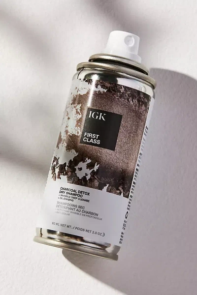 Igk Travel Size First Class Charcoal Detox Dry Shampoo In Grey