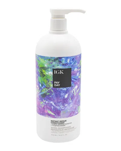 Igk Unisex 33.8oz Pay Day Instant Repair Conditioner In White