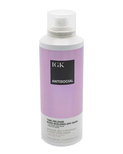 Igk Unisex 5oz Antisocial Bond-building Dry Hair Mask In Transparent