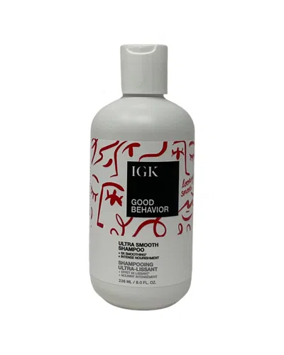 Igk Unisex 8 oz Good Behavior Ultra Smoothing Shampoo