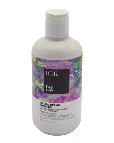 Igk Unisex 8oz Pay Day Instant Repair Shampoo In Transparent