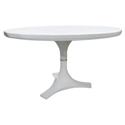 Pre-owned Ignazio Gardella Italian Modern Table By A. Castelli Ferrieri &  For Kartell In Gray