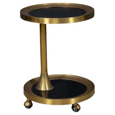 Pre-owned Ignazio Gardella Mid 20th Century Italian Two Tier Side Table Trolley By  C.1950 In Black