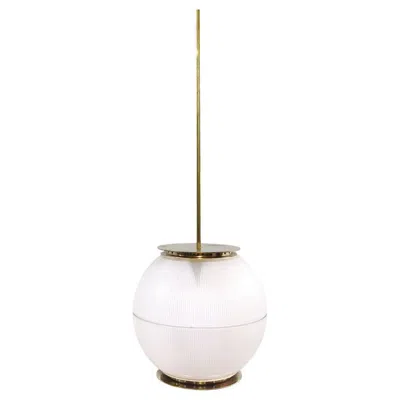 Pre-owned Ignazio Gardella Mid-century Modern Suspension By  For Azucena, 1950 In Sand