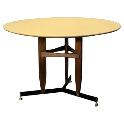 Pre-owned Ignazio Gardella Style Dinning Table In Brown