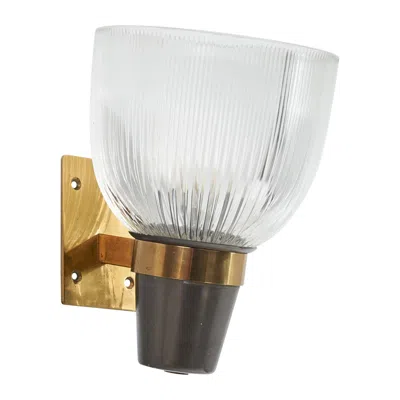 Pre-owned Ignazio Gardella , Wall Light, Brass, Glass, Metal, Italy, 1960s In Transparent
