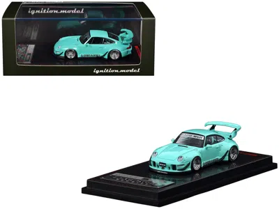 Ignition Model Rwb 993 "lomianki" Blue Green 1/64 Diecast Model Car By