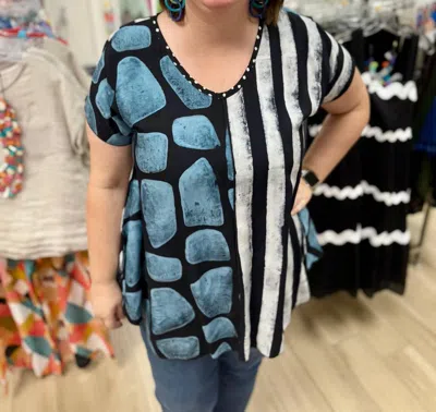 Iguana Lider Kiana Short Cap Top In Aqua In Blue