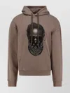 Ih Nom Uh Nit Adjustable Hooded Sweatshirt Graphic Print In Brown