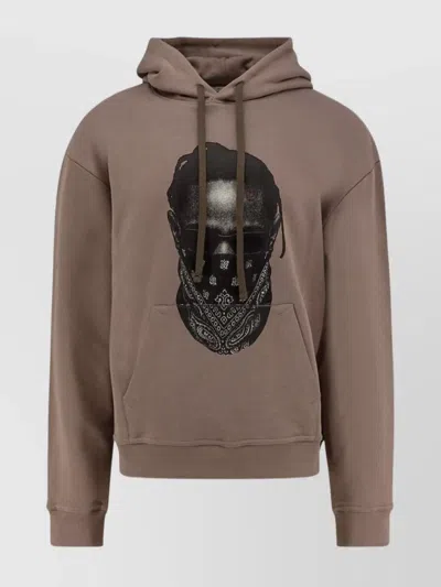 IH NOM UH NIT ADJUSTABLE HOODED SWEATSHIRT GRAPHIC PRINT