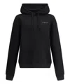 Ih Nom Uh Nit Relaxed Fit Black Hoodie With Graphic Design In Black