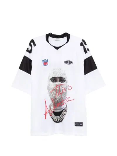 Ih Nom Uh Nit Authentic Statement Graphic Number V Neck T-shirt In Multi