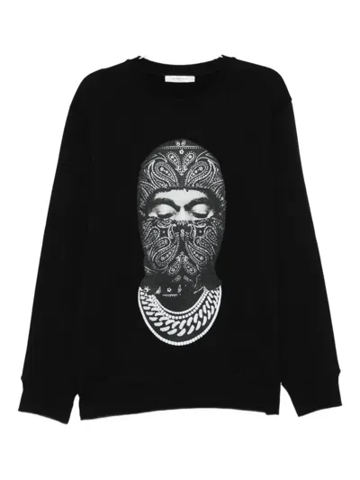 Ih Nom Uh Nit Bandana Paisley-print Sweatshirt In Black