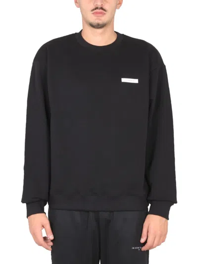 IH NOM UH NIT MEN BLACK CREW NECK SWEATSHIRTS
