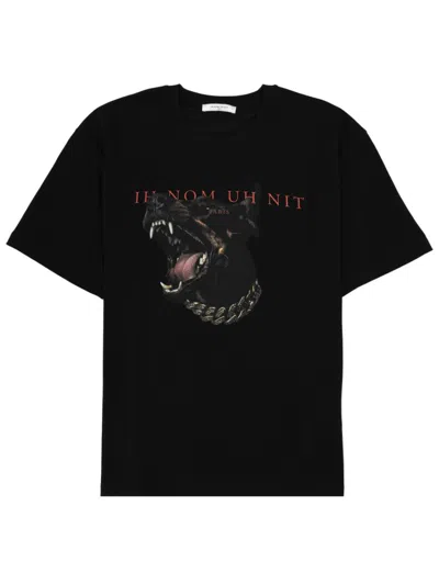 Ih Nom Uh Nit Black Graphic Crew Neck T-shirt
